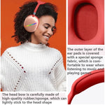 AKZ MAX10 Cuffie musicali Bluetooth wireless RGB montate sulla testa con microfono, supporta la scheda TF