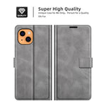 Custodia in pelle flip orizzontale con fibbia modello retrò in vitello con supporto, slot per carte e portafoglio, For iPhone 13, For iPhone 13 Pro Max, For iPhone 13 Pro, For iPhone 13 mini