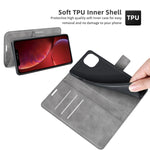 Custodia in pelle flip orizzontale con fibbia modello retrò in vitello con supporto, slot per carte e portafoglio, For iPhone 13, For iPhone 13 Pro Max, For iPhone 13 Pro, For iPhone 13 mini