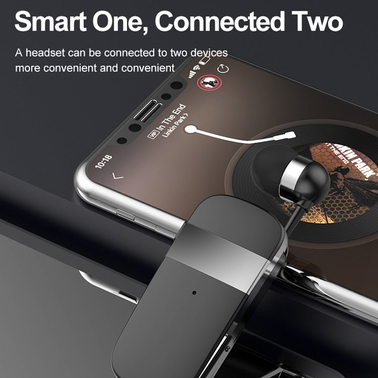 K53 Auricolare Bluetooth stereo senza fili Le chiamate ricordano le vibrazioni Usura-Clip Driver Auriculares Auricolare per telefono