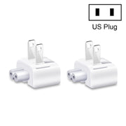 Adattatore di alimentazione XJ01 da 2 pezzi per caricabatterie iPad 10W 12W e caricabatterie serie MacBook, presa americana, US Plug