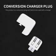 Adattatore di alimentazione XJ01 da 2 pezzi per caricabatterie iPad 10W 12W e caricabatterie serie MacBook, presa americana, US Plug