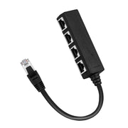 Splitter Ethernet adattatore cavo Ethernet LAN da 1 maschio a 4 femmine