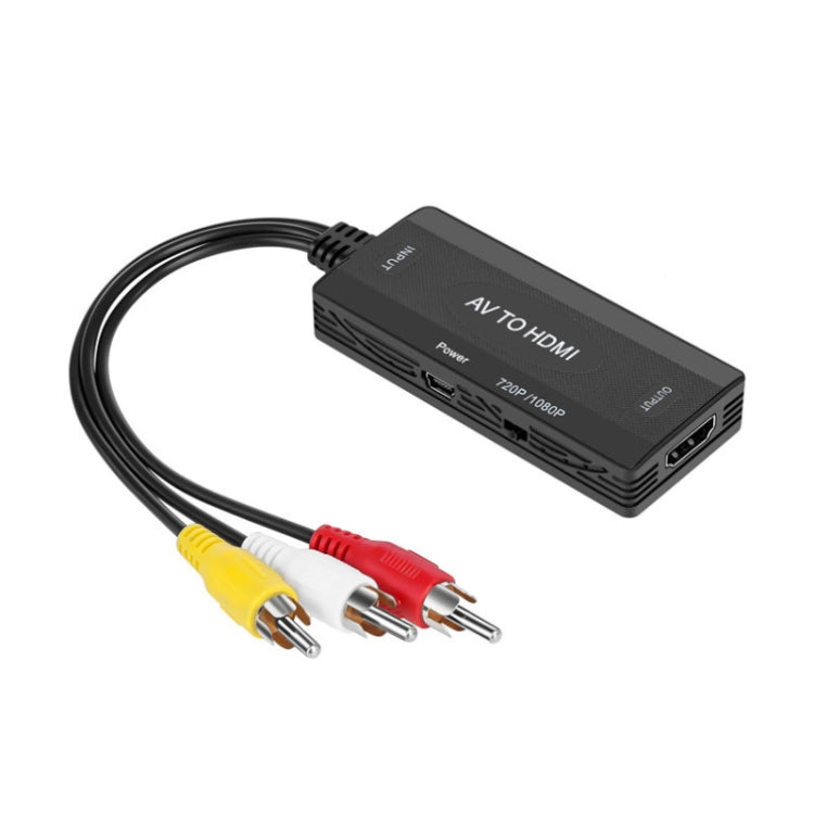 Convertitore AV a HDMI 3 Adattatore RCA CVBS, supporta PAL NTSC 1080P, AV to HDMI