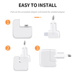 Adattatore alimentazione EU per caricabatterie iPad e MacBook