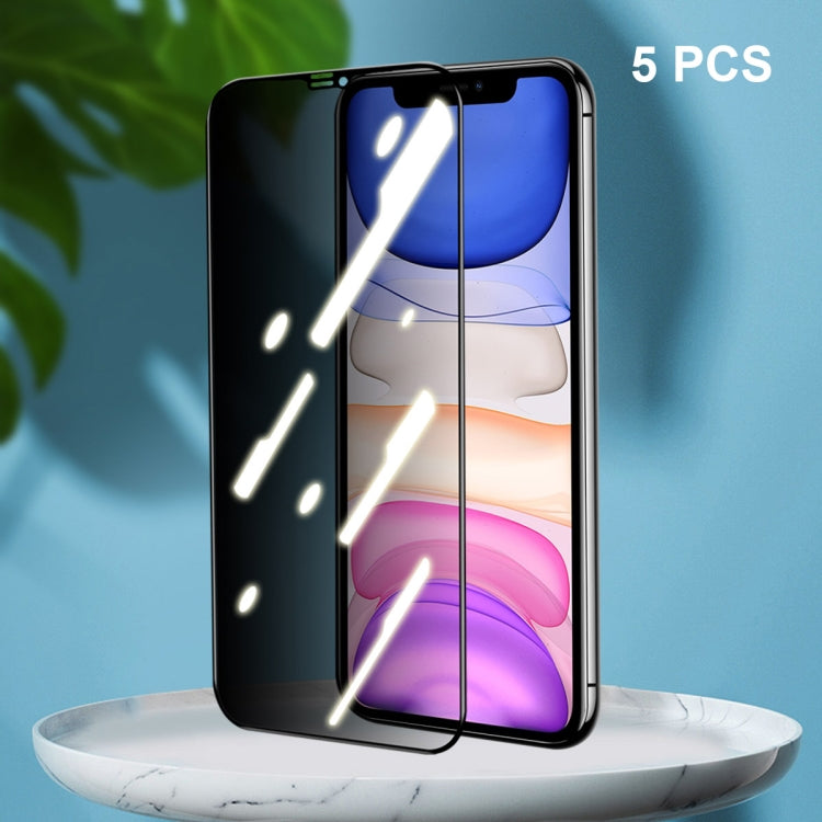 5 PCS ENKAY Hat-Prince Full Coverage 28 Gradi Protezione per lo schermo per la privacy Pellicola in vetro temperato anti-spia, For iPhone 12 / 12 Pro, For iPhone 12 mini, For iPhone 12 Pro Max, For iPhone 11 Pro / XS / X, For iPhone 11 / XR            ...