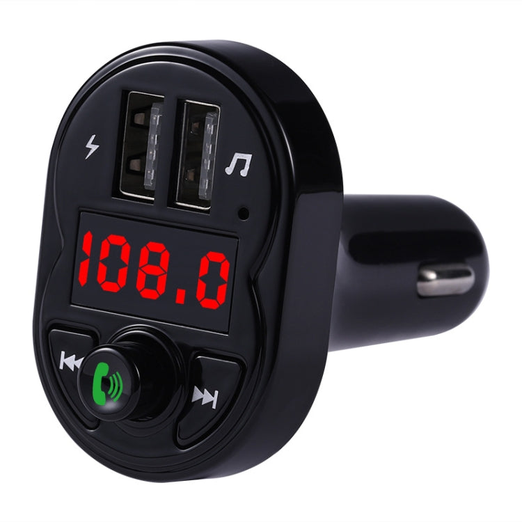 X1 Kit vivavoce per auto Trasmettitore FM Ricevitore audio wireless Lettore MP3 Caricatore rapido doppio USB, X1