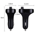 X1 Kit vivavoce per auto Trasmettitore FM Ricevitore audio wireless Lettore MP3 Caricatore rapido doppio USB, X1