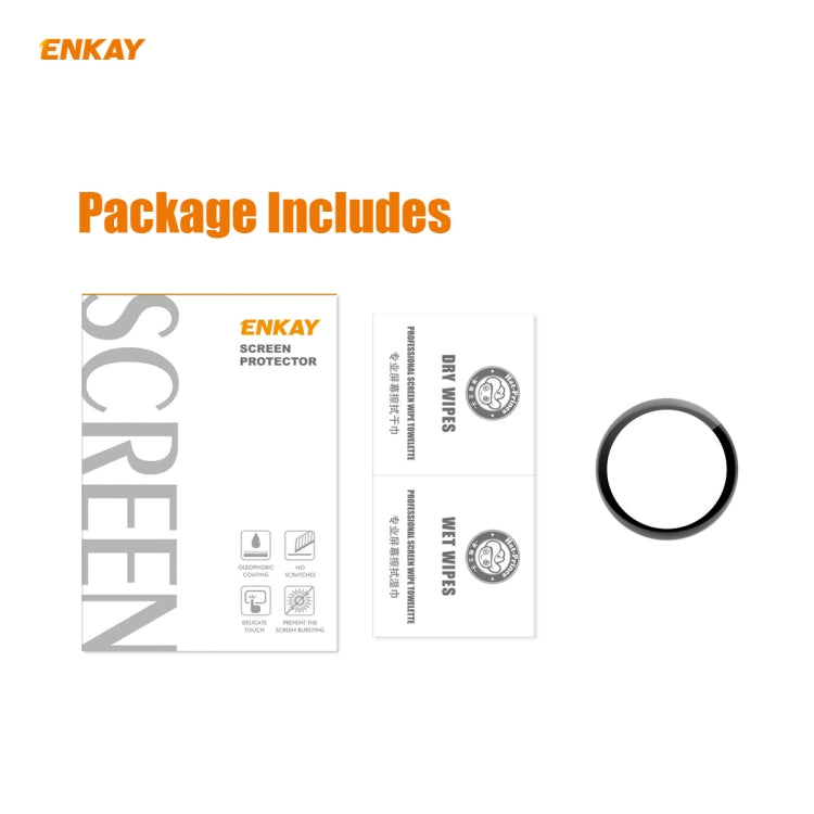 Per Huawei WATCH 3 46mm ENKAY Hat-Prince 3D Full Coverage Soft PC Edge + Pellicola proteggi schermo PMMA HD, For Huawei WATCH 3 46mm (1 PC), For Huawei WATCH 3 46mm (2 PCS), For Huawei WATCH 3 46mm (5 PCS), For Huawei WATCH 3 46mm (10 PCS)