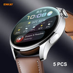 Per Huawei WATCH 3 46mm ENKAY Hat-Prince 3D Full Coverage Soft PC Edge + Pellicola proteggi schermo PMMA HD, For Huawei WATCH 3 46mm (1 PC), For Huawei WATCH 3 46mm (2 PCS), For Huawei WATCH 3 46mm (5 PCS), For Huawei WATCH 3 46mm (10 PCS)