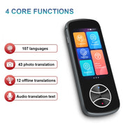 Traduttore intelligente touch screen V10 da 3,0 pollici 107 lingue con traduzione offline / traduzione di foto