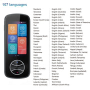 Traduttore intelligente touch screen V10 da 3,0 pollici 107 lingue con traduzione offline / traduzione di foto