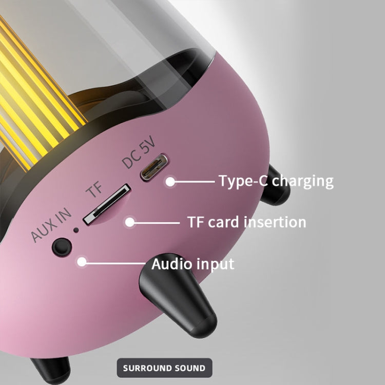 LP-20 LED Night Light Wireless Bluetooth 5.0 Altoparlante musicale Supporto TF Card / AUX