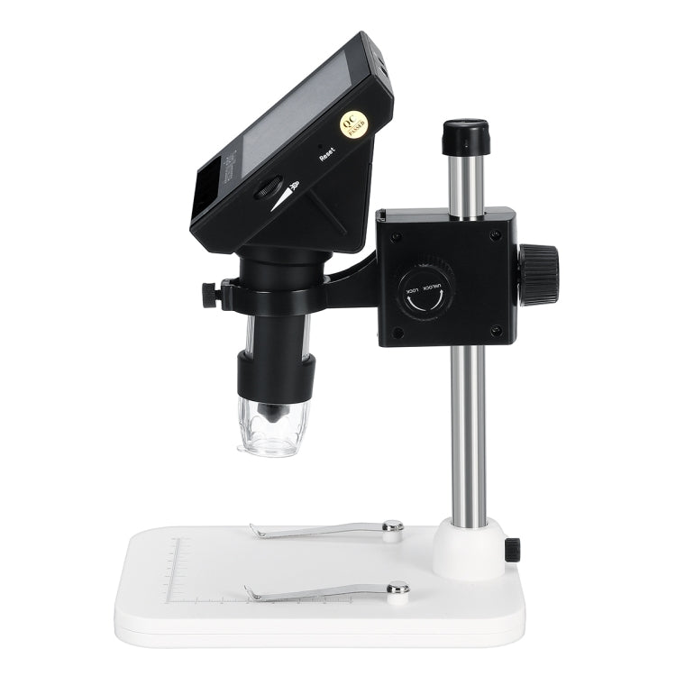 Endoscopio per microscopio digitale LCD DM4 da 4,3 pollici con registrazione e supporto, HD, 720P, zoom 1000X