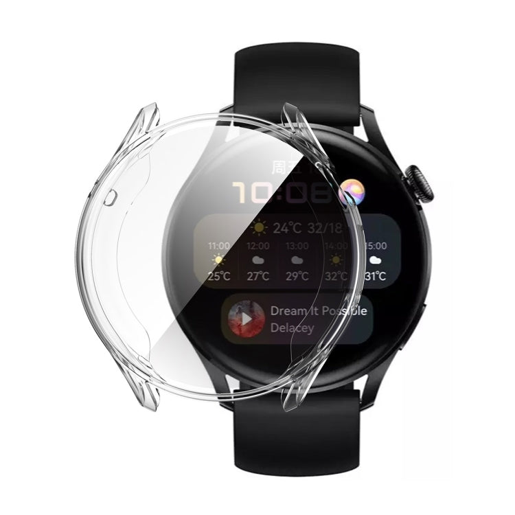 ENKAY Hat-Prince Full Coverage Custodia morbida trasparente TPU HD Clear Cover, For Huawei Watch 3 46mm, For Huawei Watch 3 Pro 48mm