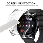 ENKAY Hat-Prince Full Coverage Custodia morbida trasparente TPU HD Clear Cover, For Huawei Watch 3 46mm, For Huawei Watch 3 Pro 48mm
