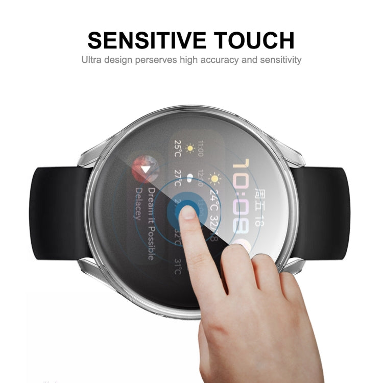 ENKAY Hat-Prince Full Coverage Custodia morbida trasparente TPU HD Clear Cover, For Huawei Watch 3 46mm, For Huawei Watch 3 Pro 48mm