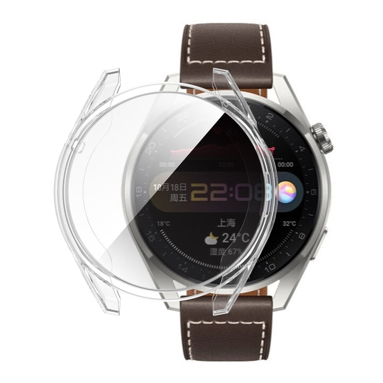 ENKAY Hat-Prince Full Coverage Custodia morbida trasparente TPU HD Clear Cover, For Huawei Watch 3 46mm, For Huawei Watch 3 Pro 48mm