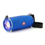 T&G TG192 LED lampeggiante Altoparlante Bluetooth stereo portatile wireless Bass 3D, supporto scheda FM / TF / USB