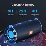 T&G TG192 LED lampeggiante Altoparlante Bluetooth stereo portatile wireless Bass 3D, supporto scheda FM / TF / USB