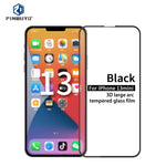 PINWUYO 9H Pellicola in vetro temperato a schermo intero curvo 3D antideflagrante, For iPhone 13 mini, For iPhone 13 / 13 Pro, For iPhone 13 Pro Max