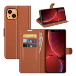 Per iPhone 13 Custodia protettiva a vibrazione orizzontale Litchi Texture con supporto, slot per schede e portafoglio, For iPhone 13