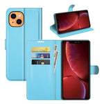 Per iPhone 13 Custodia protettiva a vibrazione orizzontale Litchi Texture con supporto, slot per schede e portafoglio, For iPhone 13