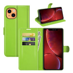 Per iPhone 13 Custodia protettiva a vibrazione orizzontale Litchi Texture con supporto, slot per schede e portafoglio, For iPhone 13