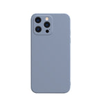 Custodia in flanella fodera in silicone liquido con bordo dritto a cubo in tinta unita, For iPhone 13 Pro Max, For iPhone 13 Pro