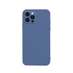 Custodia in flanella fodera in silicone liquido con bordo dritto a cubo in tinta unita, For iPhone 13 Pro Max, For iPhone 13 Pro