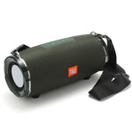 T&G TG187 Altoparlante Bluetooth Wireless Bass Surround portatile impermeabile con tracolla, supporto scheda FM / TF