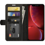 R64 Texture Custodia protettiva a vibrazione singola orizzontale con supporto e slot per schede e portafoglio e cornice per foto per iPhone 13