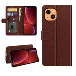 R64 Texture Custodia protettiva a vibrazione singola orizzontale con supporto e slot per schede e portafoglio e cornice per foto per iPhone 13