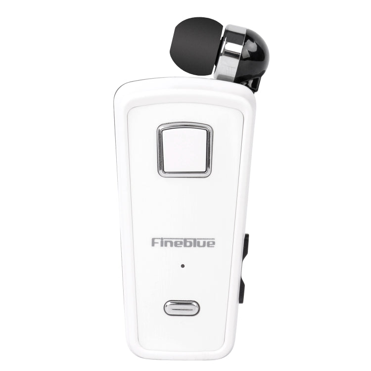F980 CSR4.1 Auricolare Bluetooth antifurto con promemoria di vibrazione del chiamante con cavo retrattile, Black, White, Silver, Gold