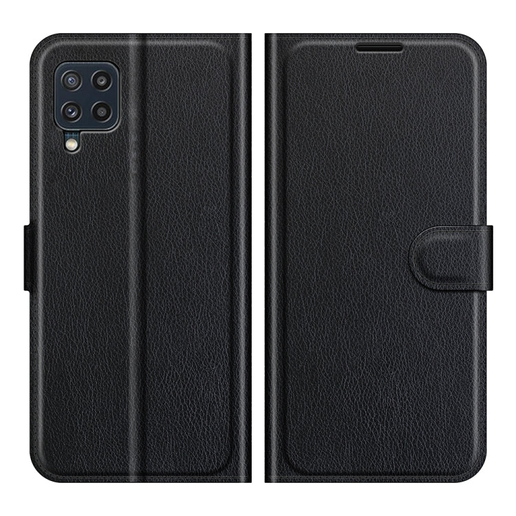 Per Samsung Galaxy M32 Litchi Texture Custodia protettiva a vibrazione orizzontale con supporto, slot per schede e portafoglio, For Galaxy M32