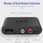 Ricevitore audio Bluetooth 5.0 B21 con uscita AUX