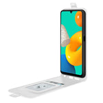 Per Samsung Galaxy M32 R64 Texture Custodia protettiva in pelle a vibrazione verticale singola con slot per schede e cornice per foto, For Galaxy M32