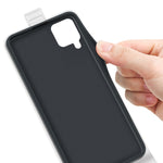 Per Samsung Galaxy M32 R64 Texture Custodia protettiva in pelle a vibrazione verticale singola con slot per schede e cornice per foto, For Galaxy M32