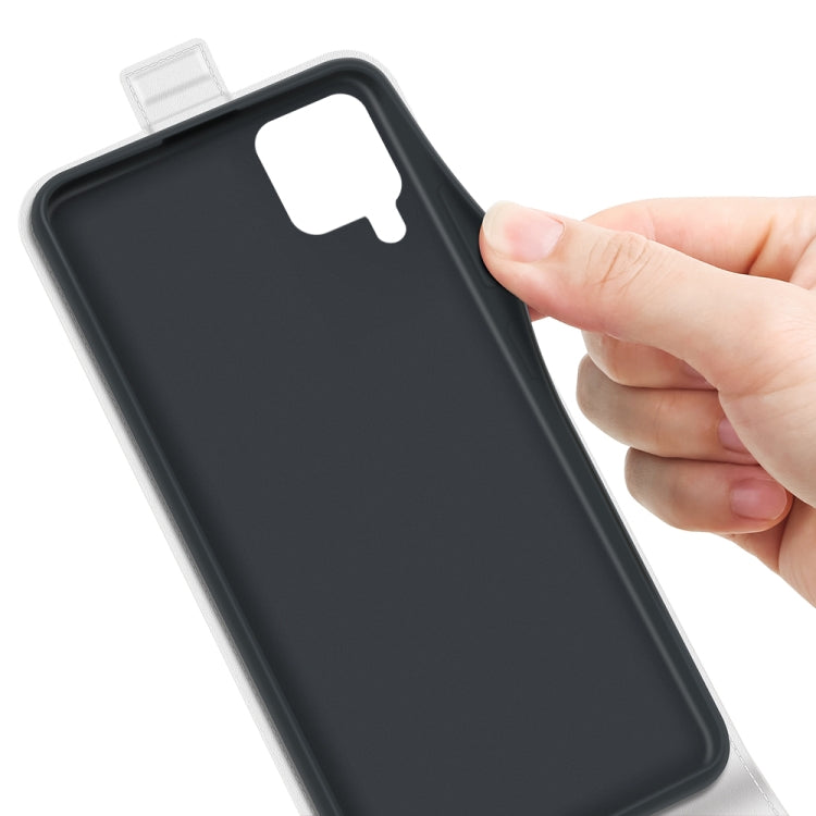 Per Samsung Galaxy M32 R64 Texture Custodia protettiva in pelle a vibrazione verticale singola con slot per schede e cornice per foto, For Galaxy M32