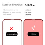 2 PZ ENKAY Hat-Prince Full Glue 0.26mm 9H 2.5D Protezione per schermo in vetro temperato Pellicola a copertura totale, For iPhone 13 mini 2pcs, For iPhone 13 / 13 Pro 2pcs, For iPhone 13 Pro Max 2pcs