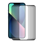 10 PZ ENKAY Hat-Prince Full Glue 0.26mm 9H 2.5D Protezione per schermo in vetro temperato Pellicola a copertura totale, For iPhone 13 mini 10pcs, For iPhone 13 / 13 Pro 10pcs, For iPhone 13 Pro Max 10pcs