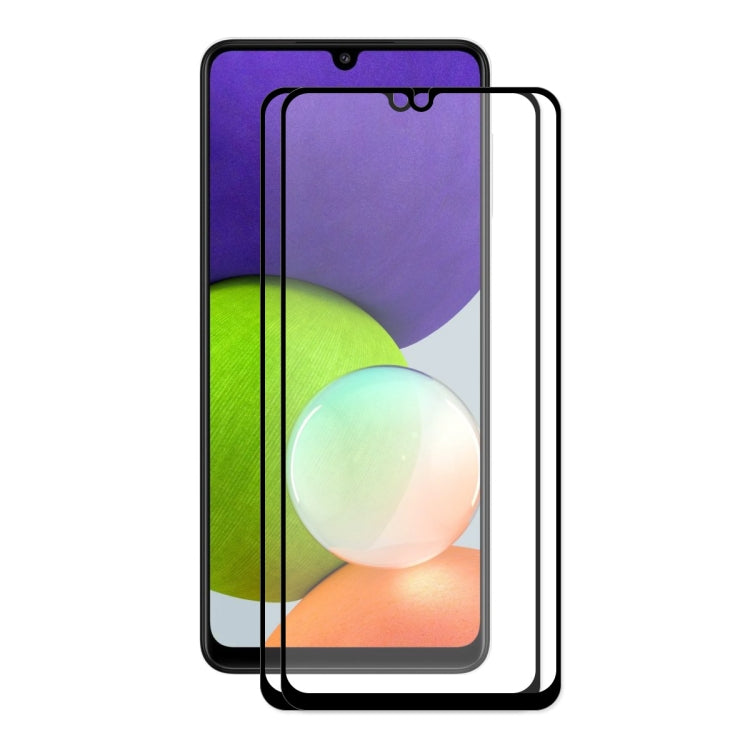 2 PZ ENKAY Hat-Prince Full Glue 0.26mm 9H 2.5D Protezione per schermo in vetro temperato Pellicola a copertura totale, For Xiaomi Redmi Note 8 2021, For Samsung Galaxy A22 4G(2 PCS), For Honor 50 SE (2 PCS), For Samsung Galaxy A22 5G(2 PCS)            ...