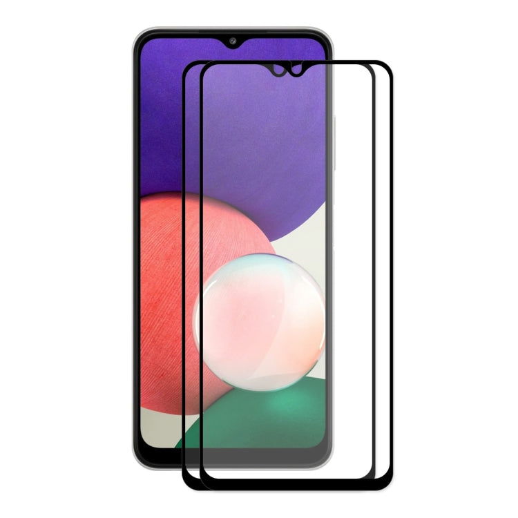 2 PZ ENKAY Hat-Prince Full Glue 0.26mm 9H 2.5D Protezione per schermo in vetro temperato Pellicola a copertura totale, For Xiaomi Redmi Note 8 2021, For Samsung Galaxy A22 4G(2 PCS), For Honor 50 SE (2 PCS), For Samsung Galaxy A22 5G(2 PCS)            ...