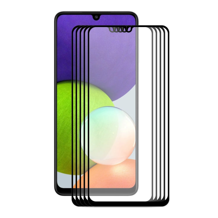 5 PZ ENKAY Hat-Prince Full Glue 0.26mm 9H 2.5D Protezione per schermo in vetro temperato Pellicola a copertura totale, For Samsung Galaxy A22 4G(5 PCS), For Samsung Galaxy A22 5G(5 PCS), For Honor 50 SE (5 PCS), For Samsung Galaxy F22(5 PCS)           ...