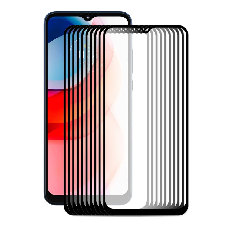 10 PZ ENKAY Hat-Prince Full Glue 0.26mm 9H 2.5D Protezione per schermo in vetro temperato Pellicola a copertura totale, For Samsung Galaxy A22 4G, For Samsung Galaxy A22 5G, For Samsung Galaxy F22 / M22, For Honor 50 SE (10 PCS)                        ...