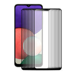 10 PZ ENKAY Hat-Prince Full Glue 0.26mm 9H 2.5D Protezione per schermo in vetro temperato Pellicola a copertura totale, For Samsung Galaxy A22 4G, For Samsung Galaxy A22 5G, For Samsung Galaxy F22 / M22, For Honor 50 SE (10 PCS)                        ...