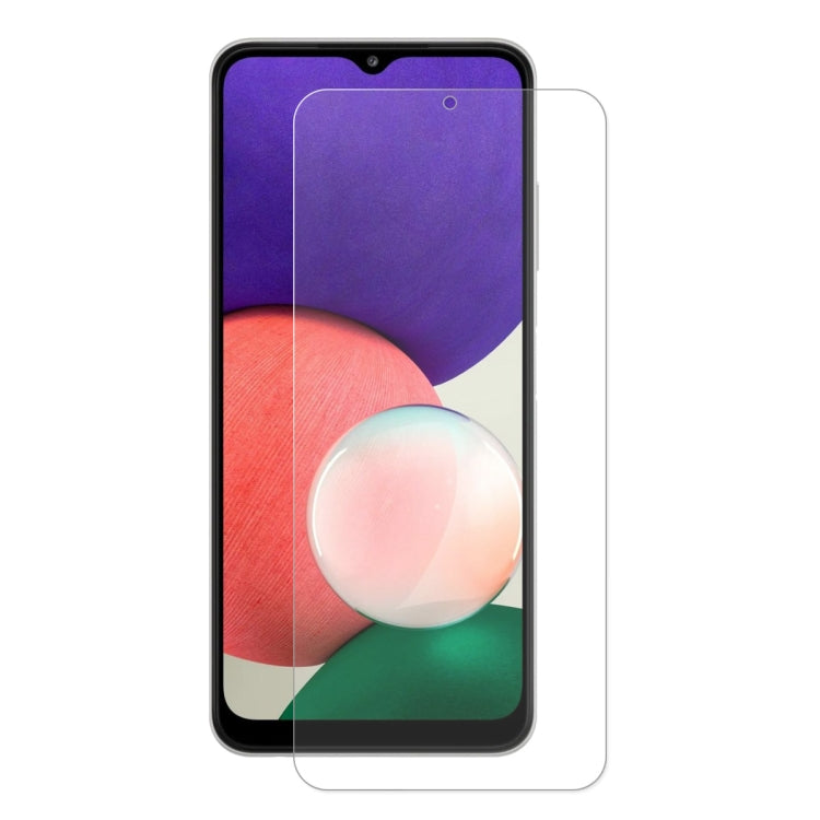 ENKAY Hat-Prince 0.26mm 9H 2.5D Proteggi schermo in vetro temperato con bordo curvo, For Samsung Galaxy A22(1 PC), For Samsung Galaxy A22 5G(1 PC), For Samsung Galaxy F12(1 PC), For Samsung Galaxy F22(1 PC), For Samsung Galaxy F52 5G(1 PC)