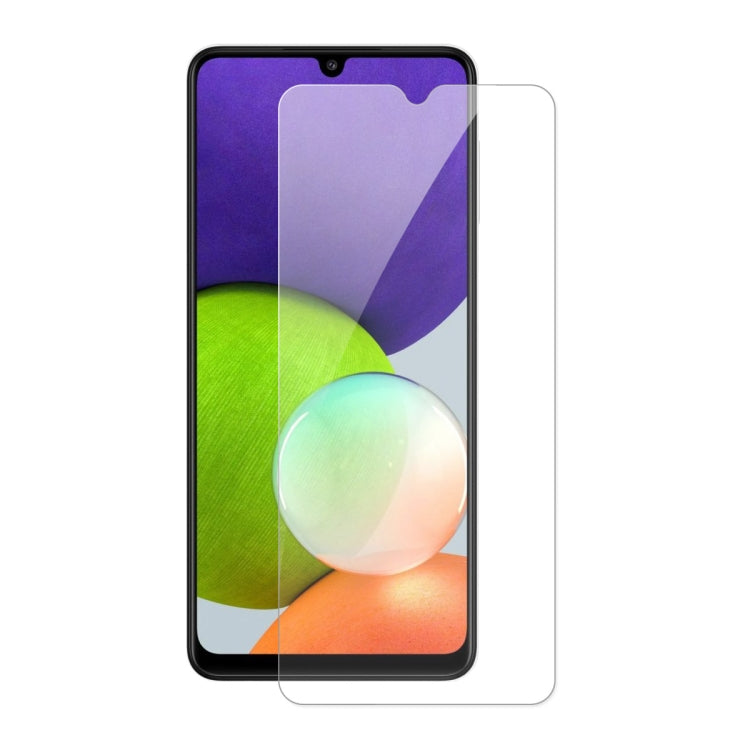 ENKAY Hat-Prince 0.26mm 9H 2.5D Proteggi schermo in vetro temperato con bordo curvo, For Samsung Galaxy A22(1 PC), For Samsung Galaxy A22 5G(1 PC), For Samsung Galaxy F12(1 PC), For Samsung Galaxy F22(1 PC), For Samsung Galaxy F52 5G(1 PC)