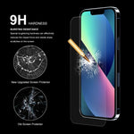10 PZ ENKAY Hat-Prince 0.26mm 9H 2.5D Proteggi schermo in vetro temperato con bordo curvo, For iPhone 13 mini, For iPhone 13 / 13 Pro, For iPhone 13 Pro Max