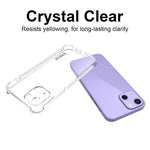 Hat-Prince ENKAY Custodia morbida antiurto in TPU trasparente con protezione anticaduta, For iPhone 13 mini, For iPhone 13, For iPhone 13 Pro, For iPhone 13 Pro Max